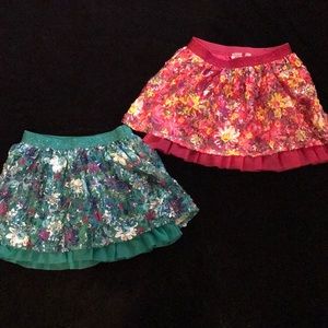 Justice Skooter Skirts - NWOT